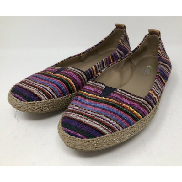 Easy Spirit Shoes - Easy Spirit e360 Women’s Geneen Espadrille Flats SIZE 8.5 Striped Multi Color